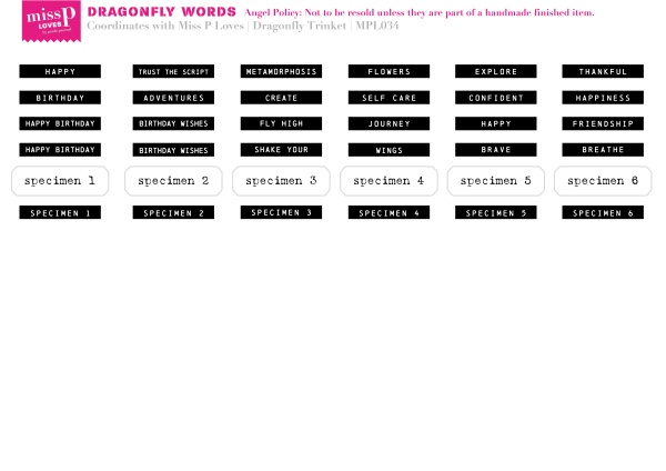 Miss P Loves | Dragonfly Words 2