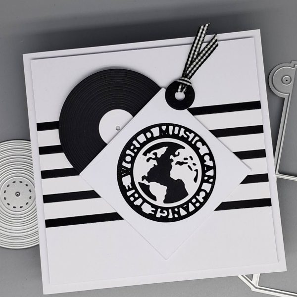 Paula Pascual Clare Harmer Tag on the Record Paula Creates die cutting Tags Vinyl