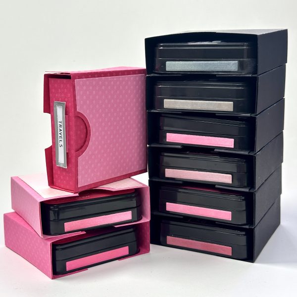 Paula Creates Sleeve Ink Pad storage for Lisa Horton die cutting
