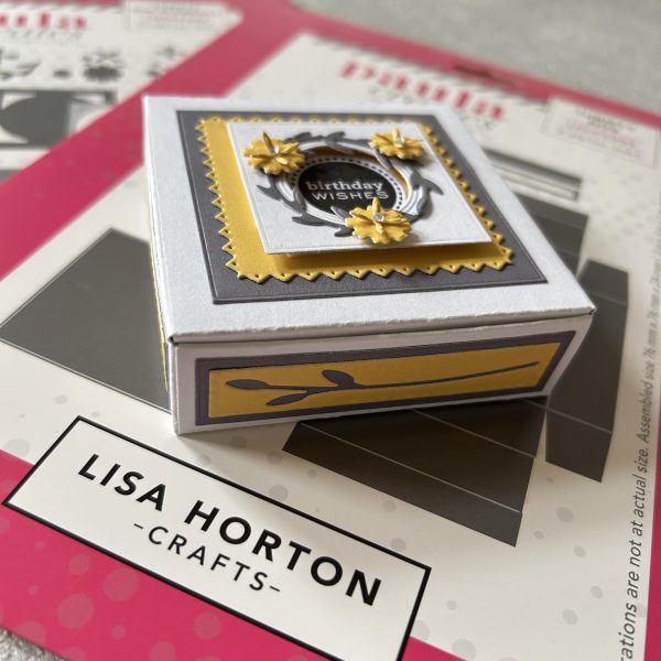 Paula Creates - Thrifty Box die set for Lisa Horton Crafts